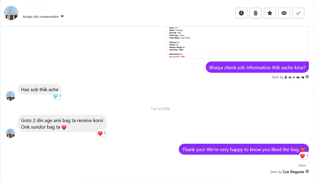 Customer review image