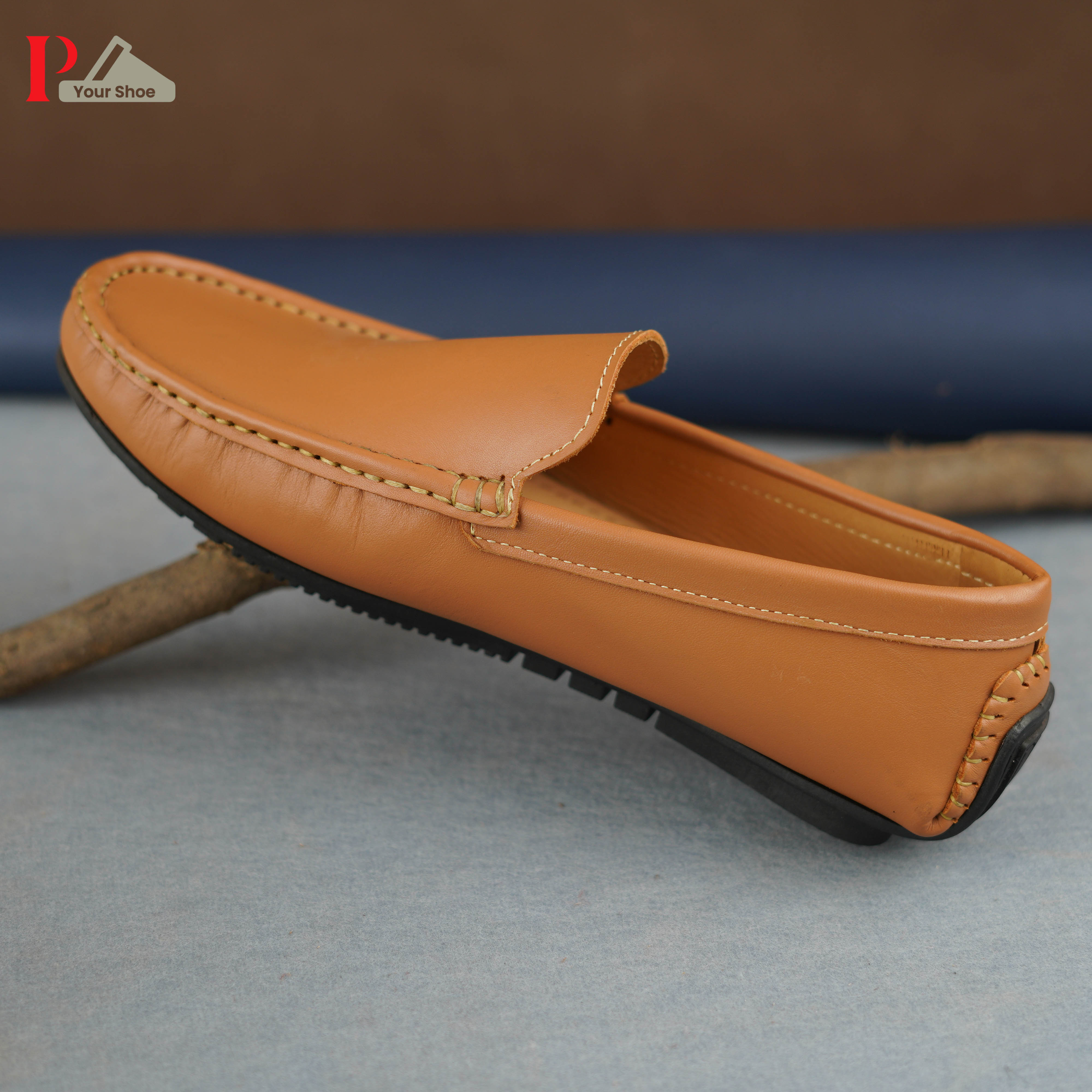 Garland Tan Leather Loafer Sneaker