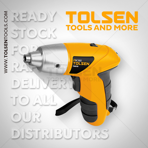 Tolsen Cordless Screwdriver with charger and 24Pcs