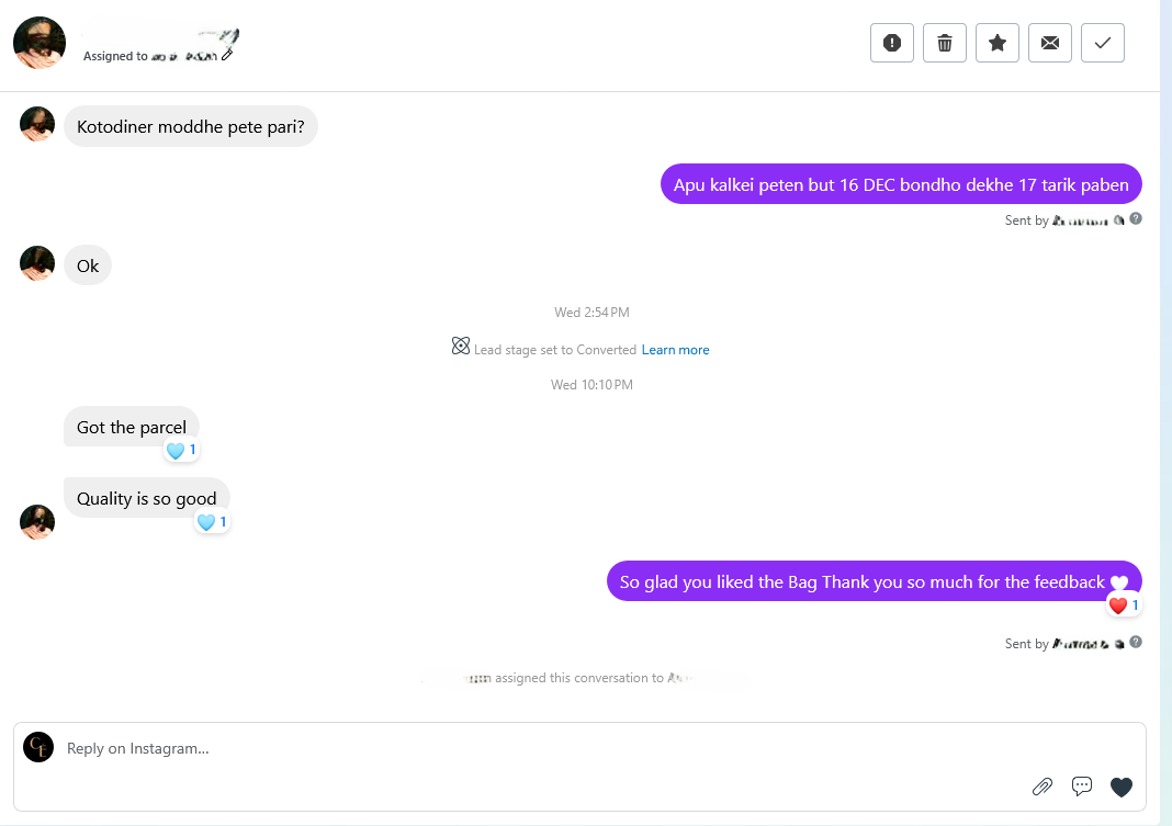 Customer review image