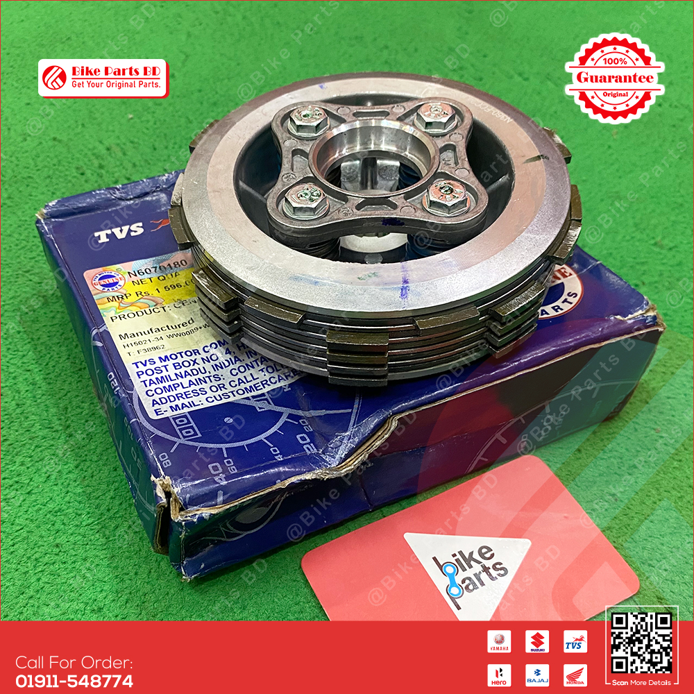 Clutch Assembly for TVS Raider 125cc, RTR 2V, RTR 4V (150 160