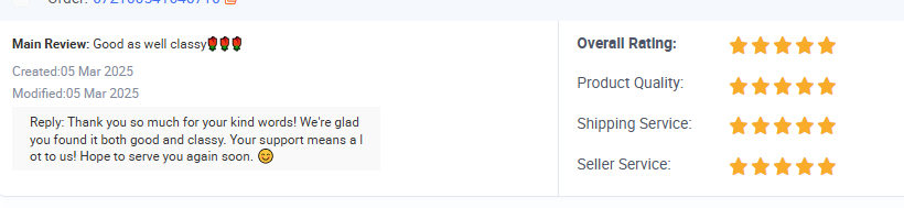 Happy Customer