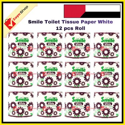 Smile Toilet Tissue Paper White 12 pcs Roll_img_0