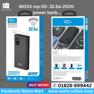 High Capacity Power Banks at Best Prices | MOXX 22.5W 20000 Power Bank (MP-PB20)_img_1