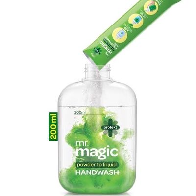 Godrej Magic Handwash Powder Refill Pack- 1 pcs ,  Lime Aloe Vera (Makes 200ml of Handwash)_img_3