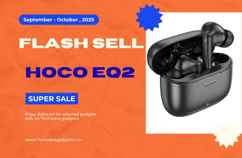 Hoco EQ2 True Wireless Glossy Black