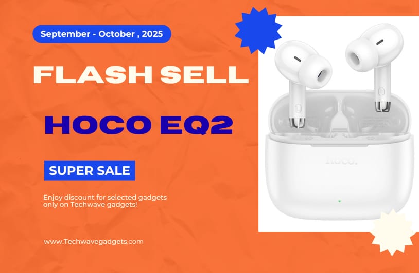 Hoco EQ2 True Wireless White