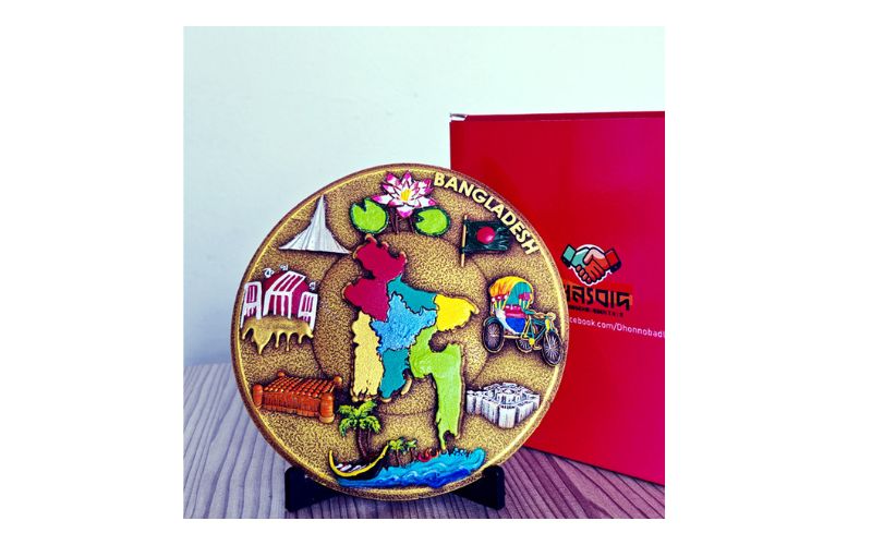 Bangladesh Souvenir Plate!