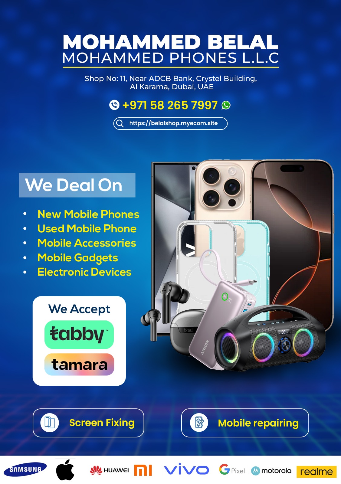 Mohammed Belal Mohammed phones L.L.C